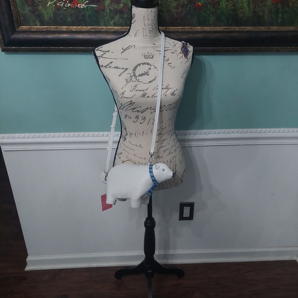 Kate spade  Artic Polar Bear crossbody retail $329 - Picture 3 of 11